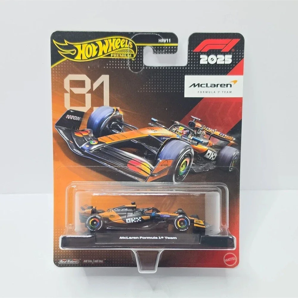 Hot Wheels Premium McLaren Formula 1 Team #81 Oscar Piastri 1:64 Hrv11 New